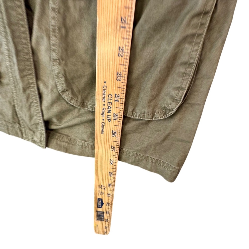 Per Se Womens M Olive Green Utility Field Jacket Military Safari‎ Core - Picture 7 of 10